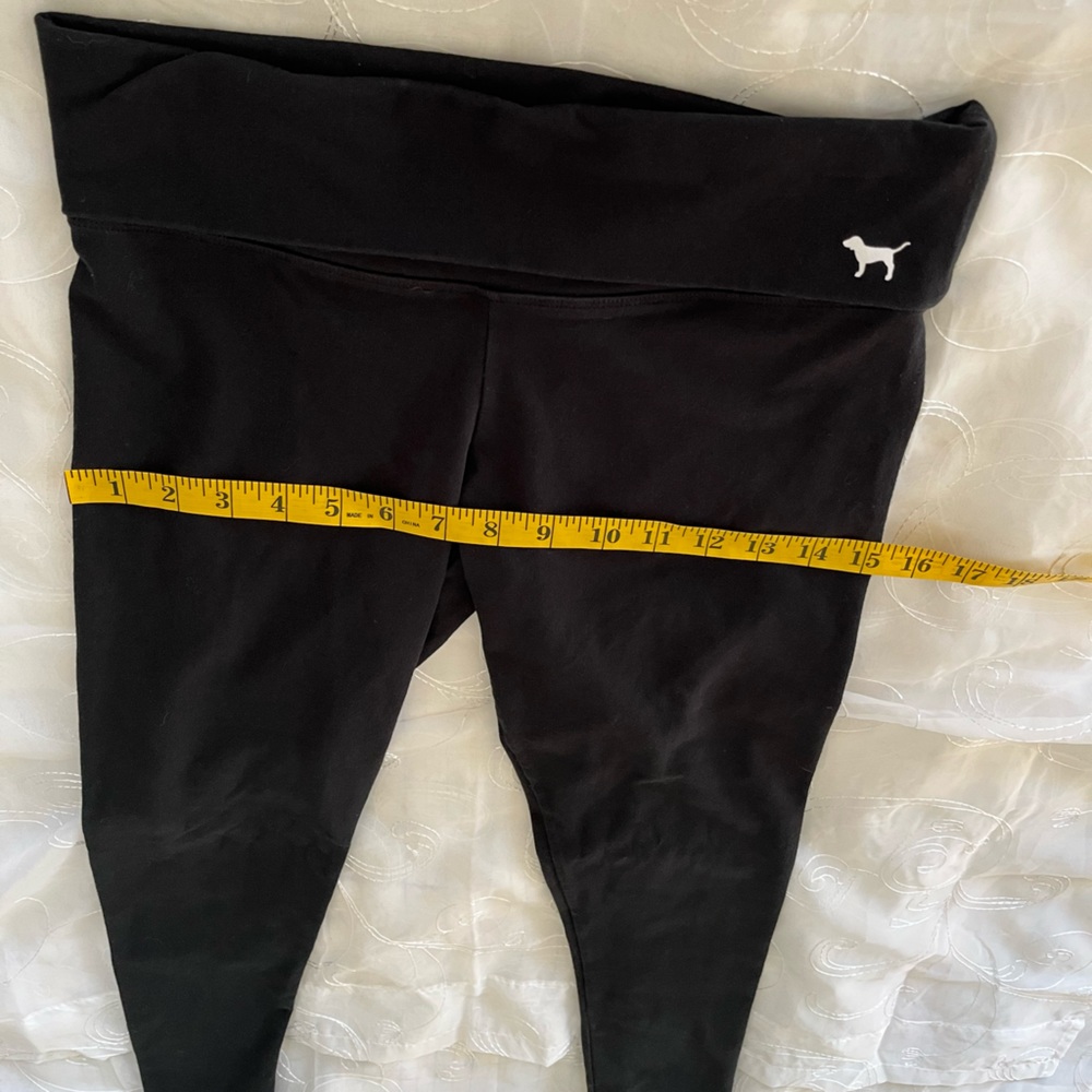Victoria Secret PINK S/P Black Yoga Pants - Picture 4 of 8